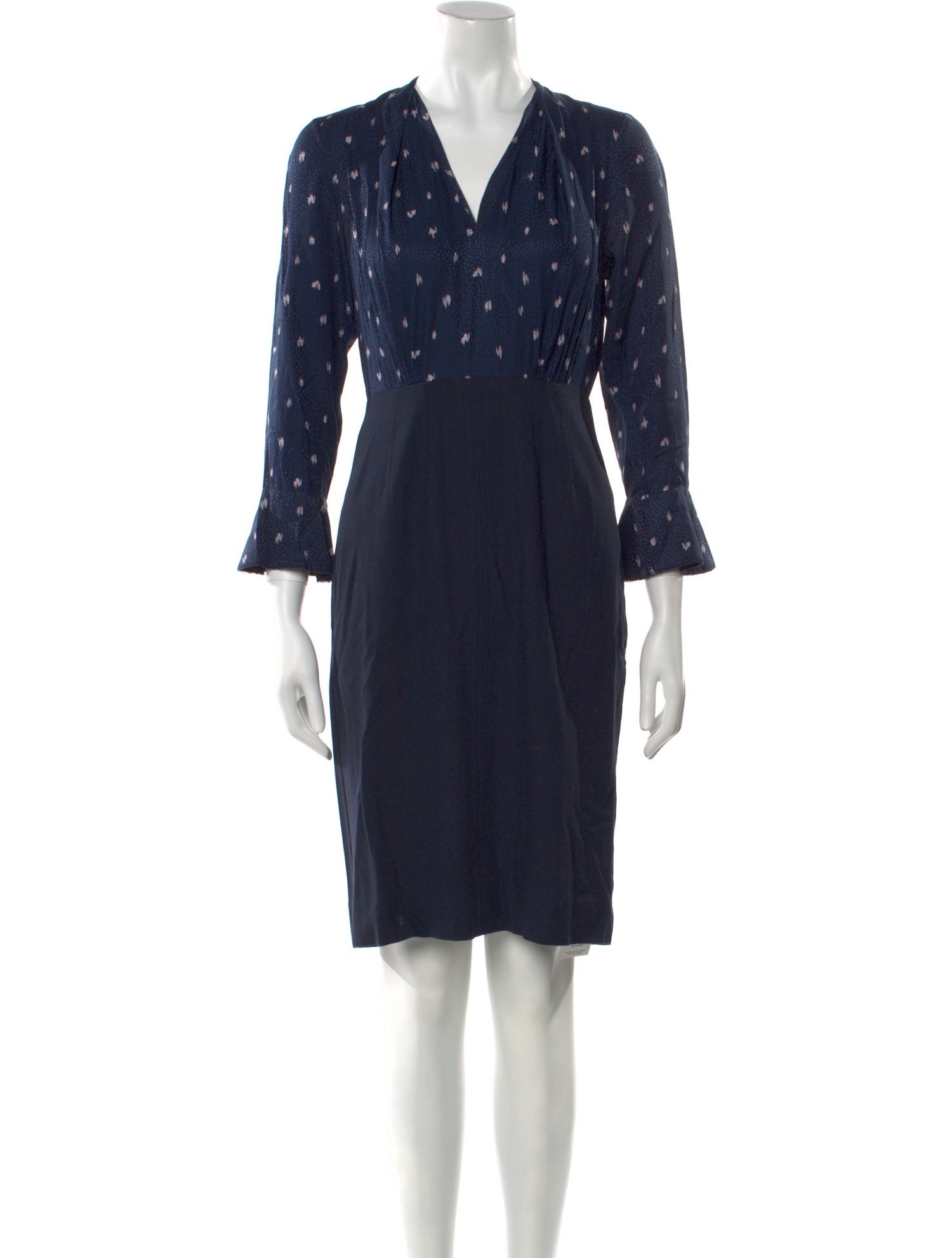 Tailored by Rebecca Taylor Printed Knee-Length Dress