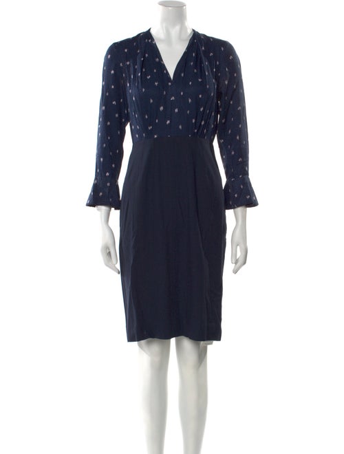 Tailored by Rebecca Taylor Printed Knee-Length Dress