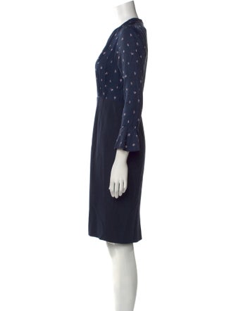 Tailored by Rebecca Taylor Printed Knee-Length Dress