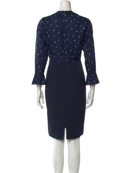 Tailored by Rebecca Taylor Printed Knee-Length Dress