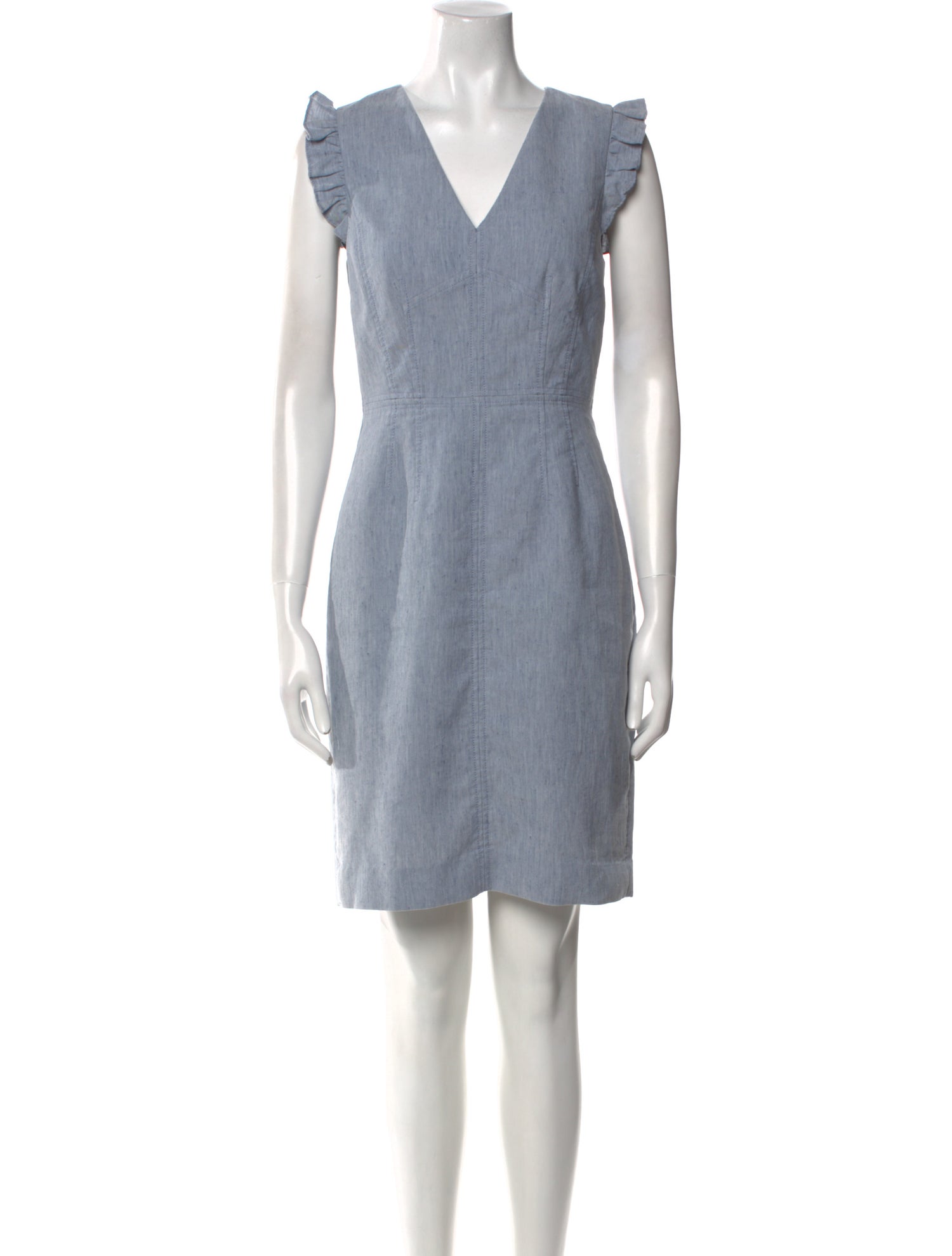 Tailored by Rebecca Taylor V-Neck Mini Dress