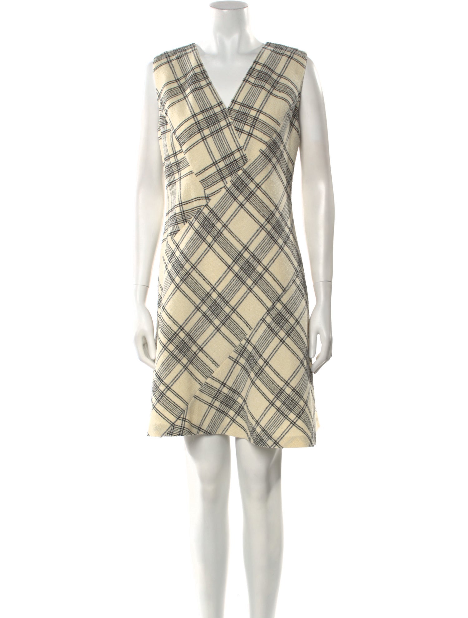 Tailored by Rebecca Taylor Plaid Print Mini Dress