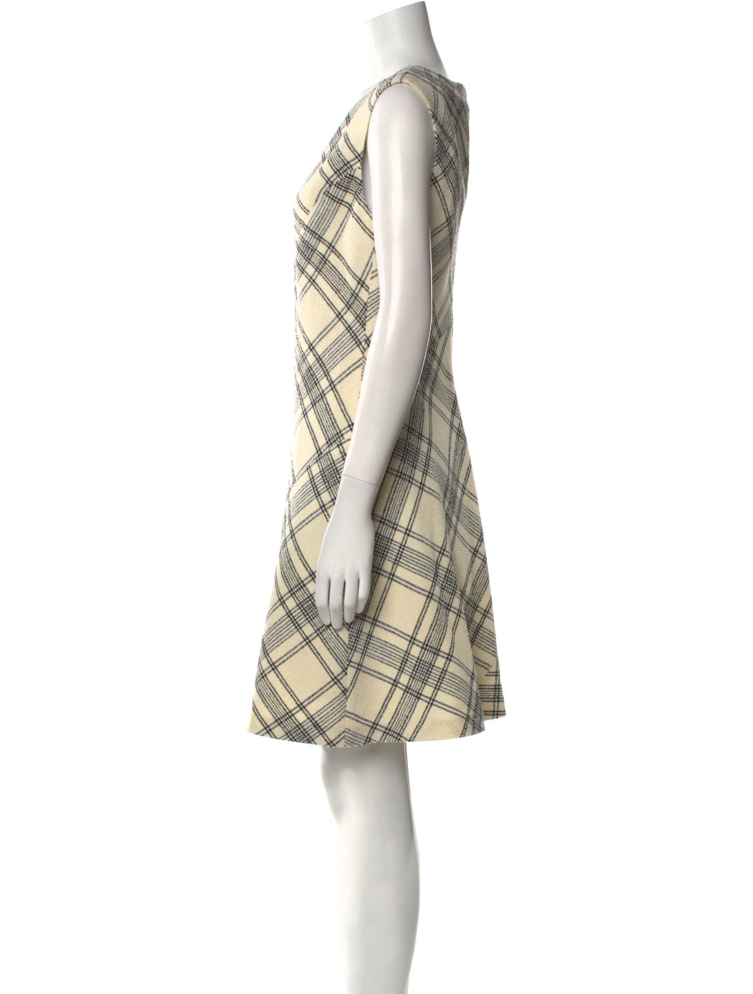 Tailored by Rebecca Taylor Plaid Print Mini Dress