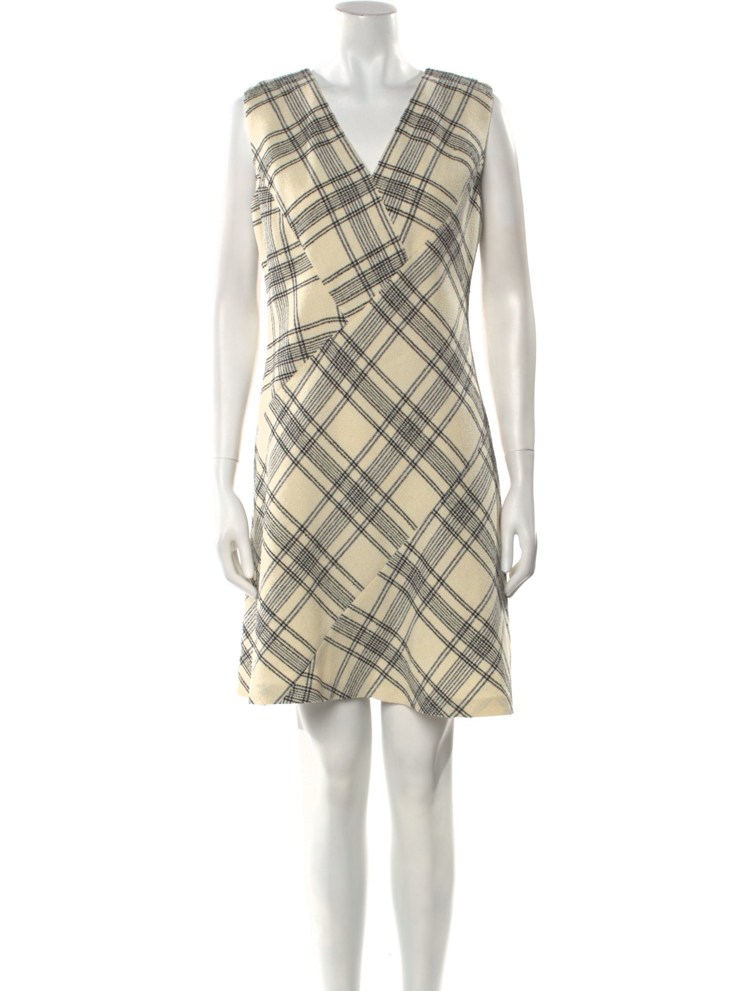 Tailored by Rebecca Taylor Plaid Print Mini Dress