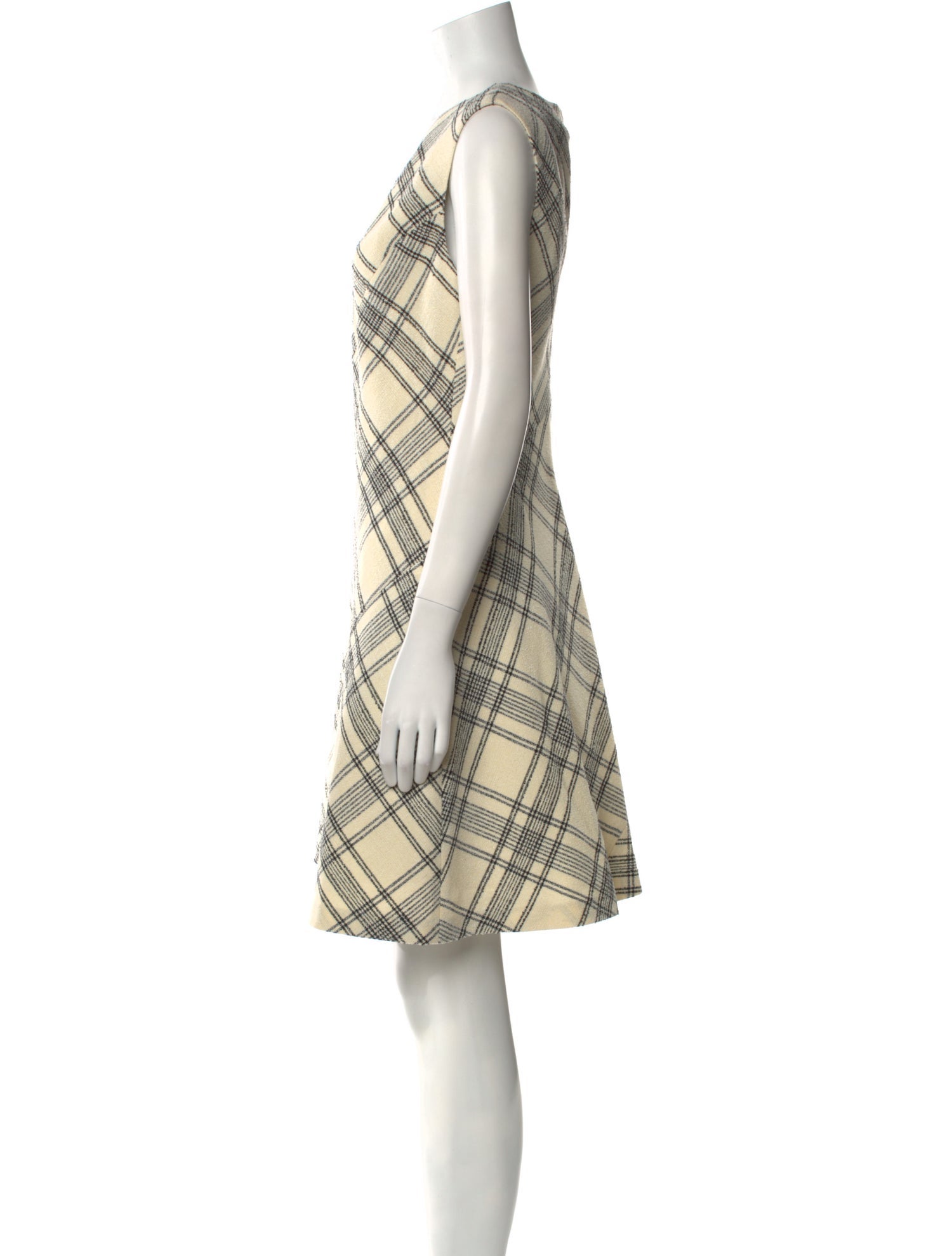 Tailored by Rebecca Taylor Plaid Print Mini Dress