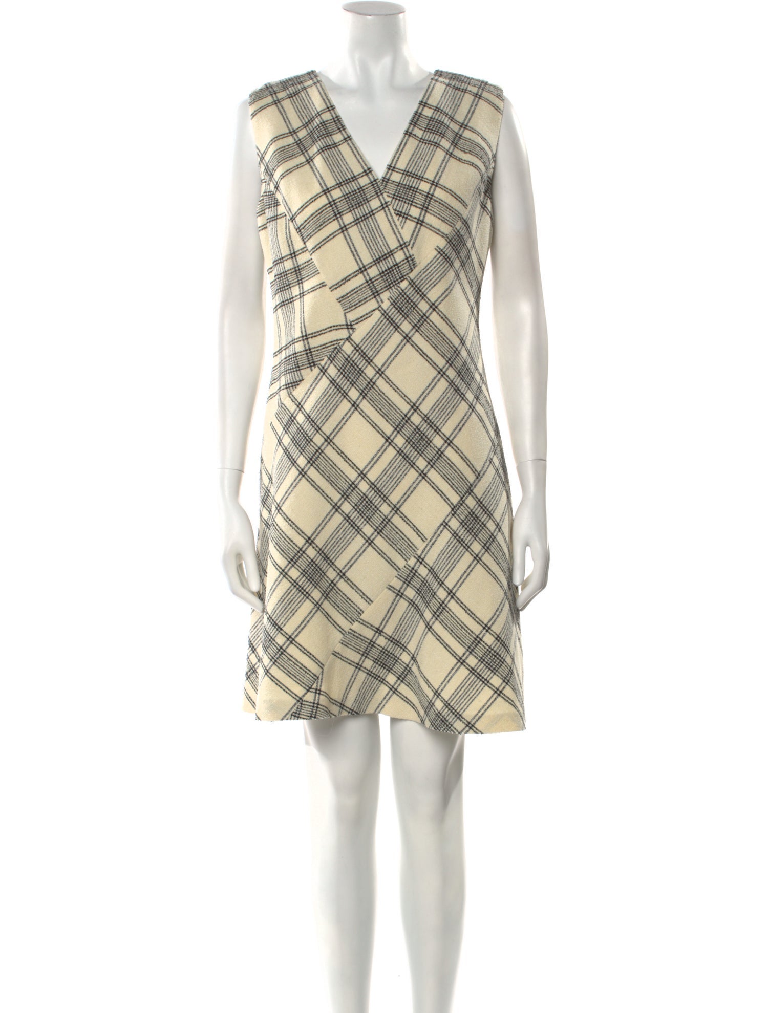 Tailored by Rebecca Taylor Plaid Print Mini Dress
