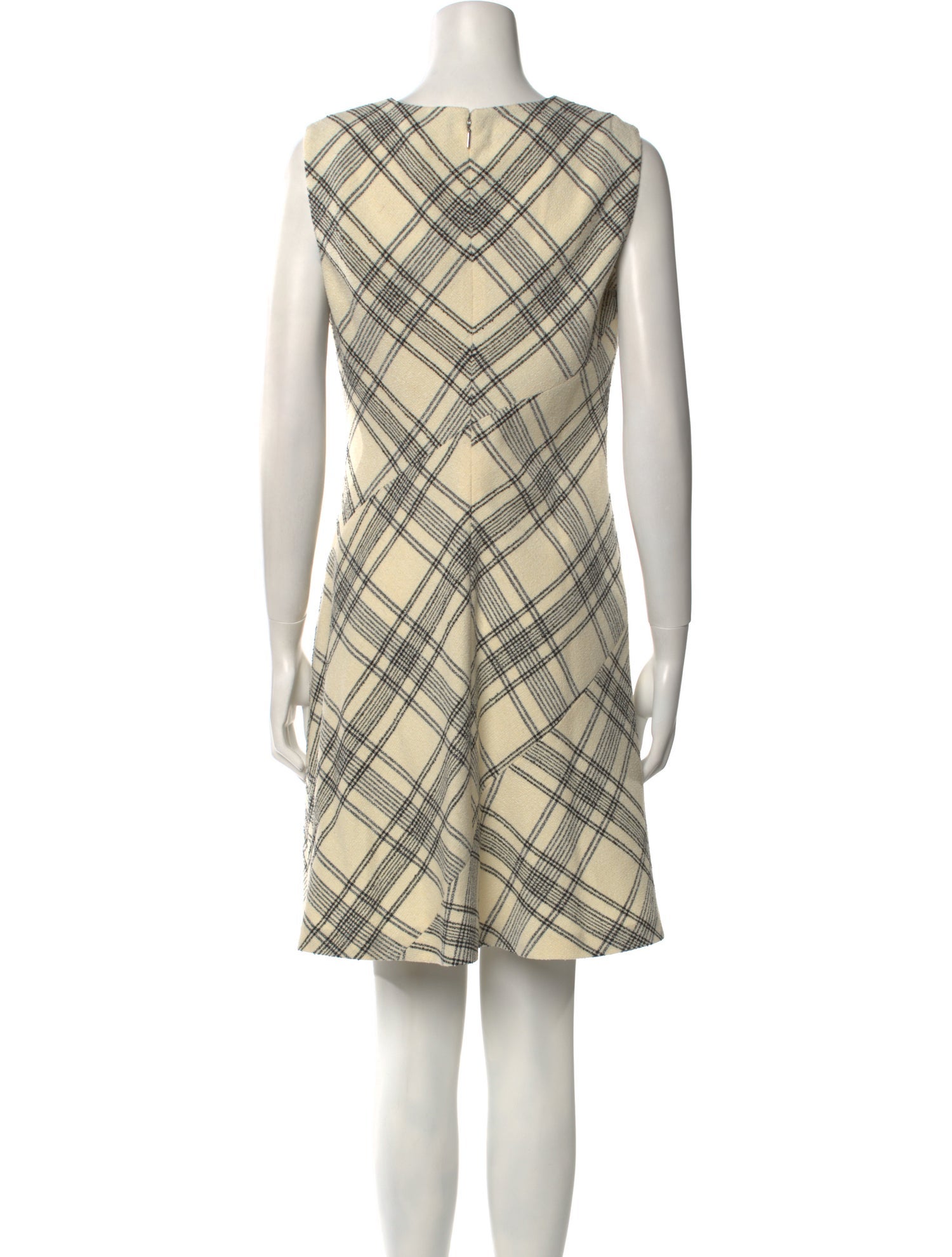 Tailored by Rebecca Taylor Plaid Print Mini Dress