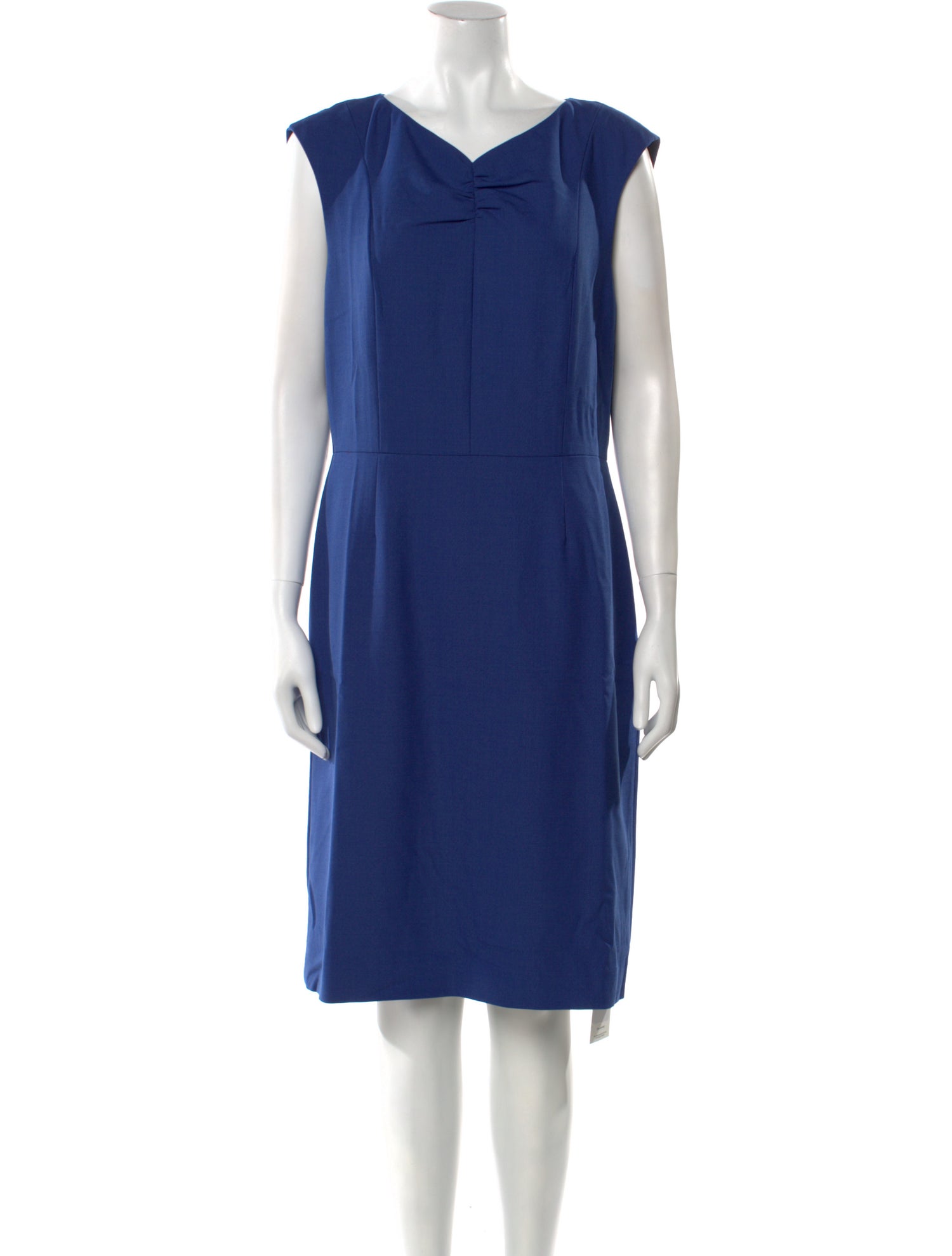 Tailored by Rebecca Taylor V-Neck Knee-Length Dress