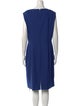 Tailored by Rebecca Taylor V-Neck Knee-Length Dress