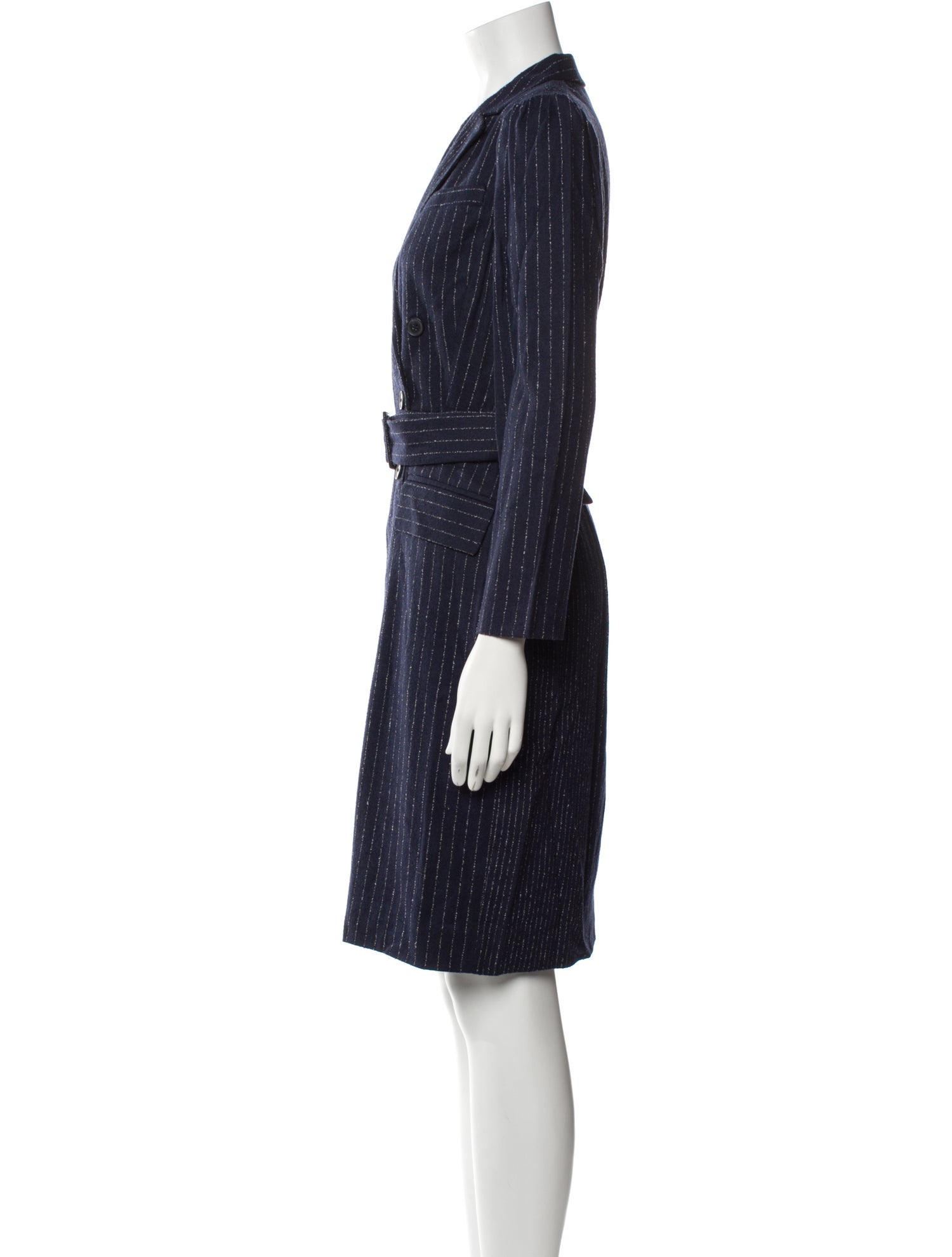 Tailored by Rebecca Taylor Striped Knee-Length Dress