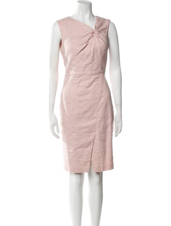 Tailored by Rebecca Taylor V-Neck Knee-Length Dress