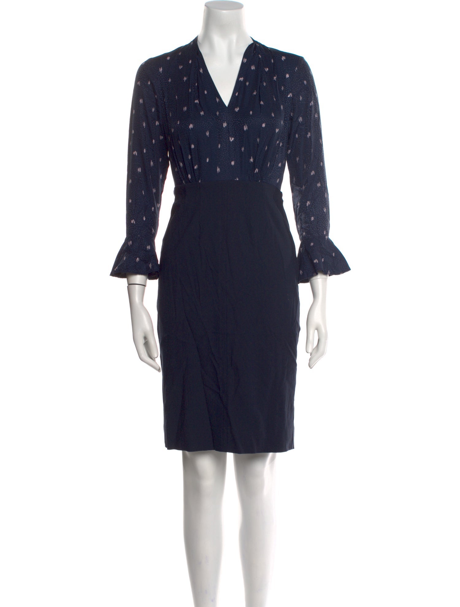 Tailored by Rebecca Taylor Printed Knee-Length Dress