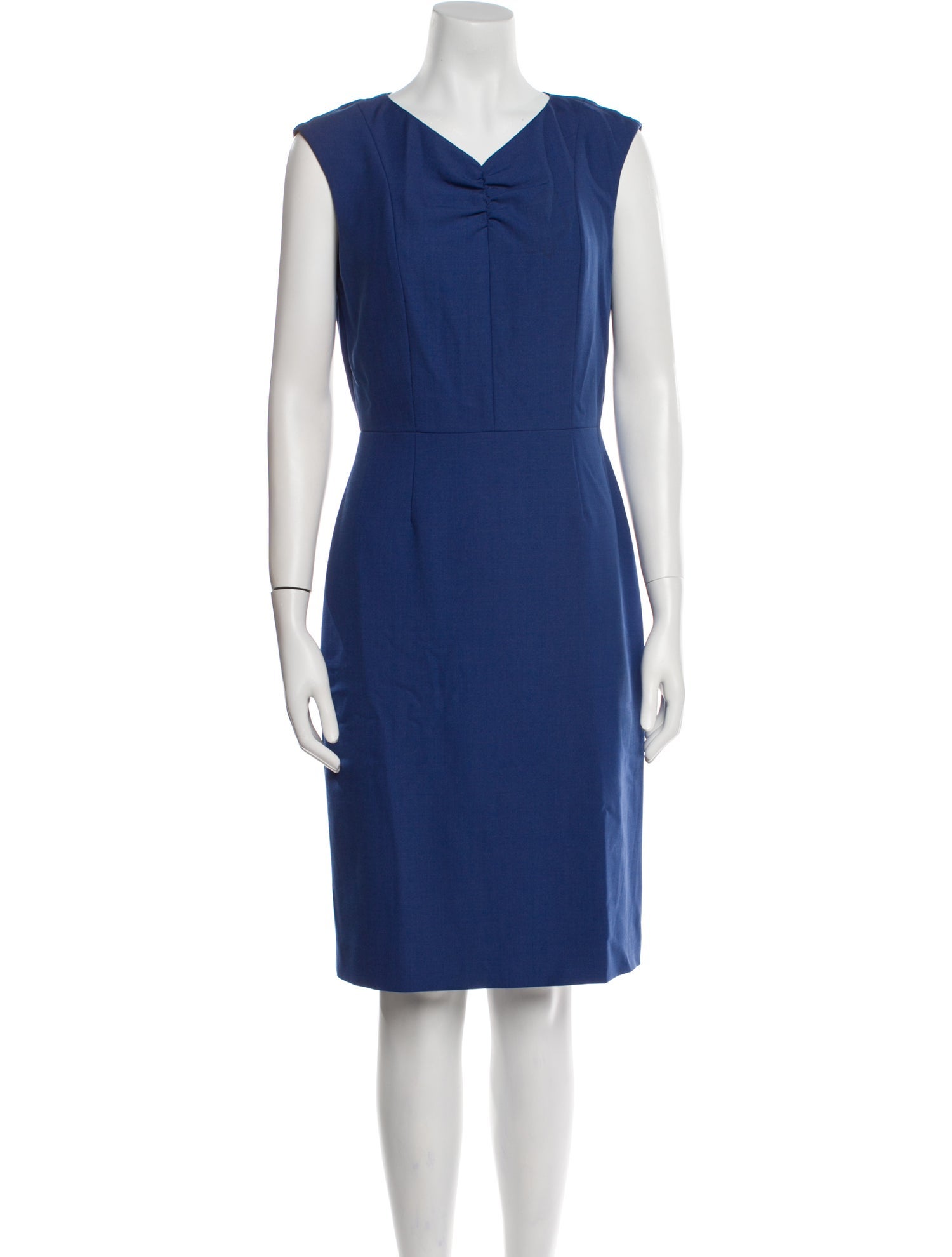 Tailored by Rebecca Taylor V-Neck Knee-Length Dress