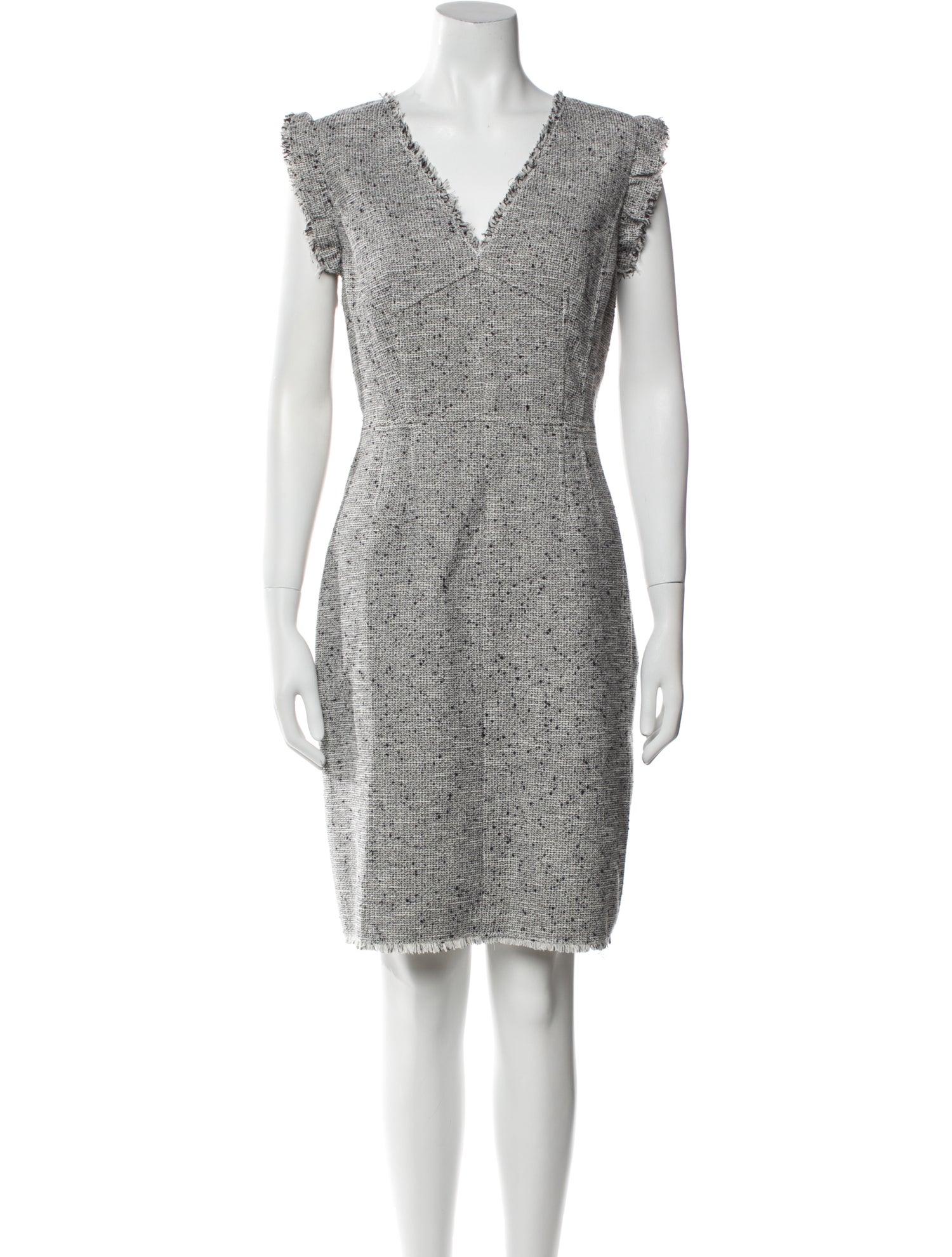 Tailored by Rebecca Taylor Printed Knee-Length Dress