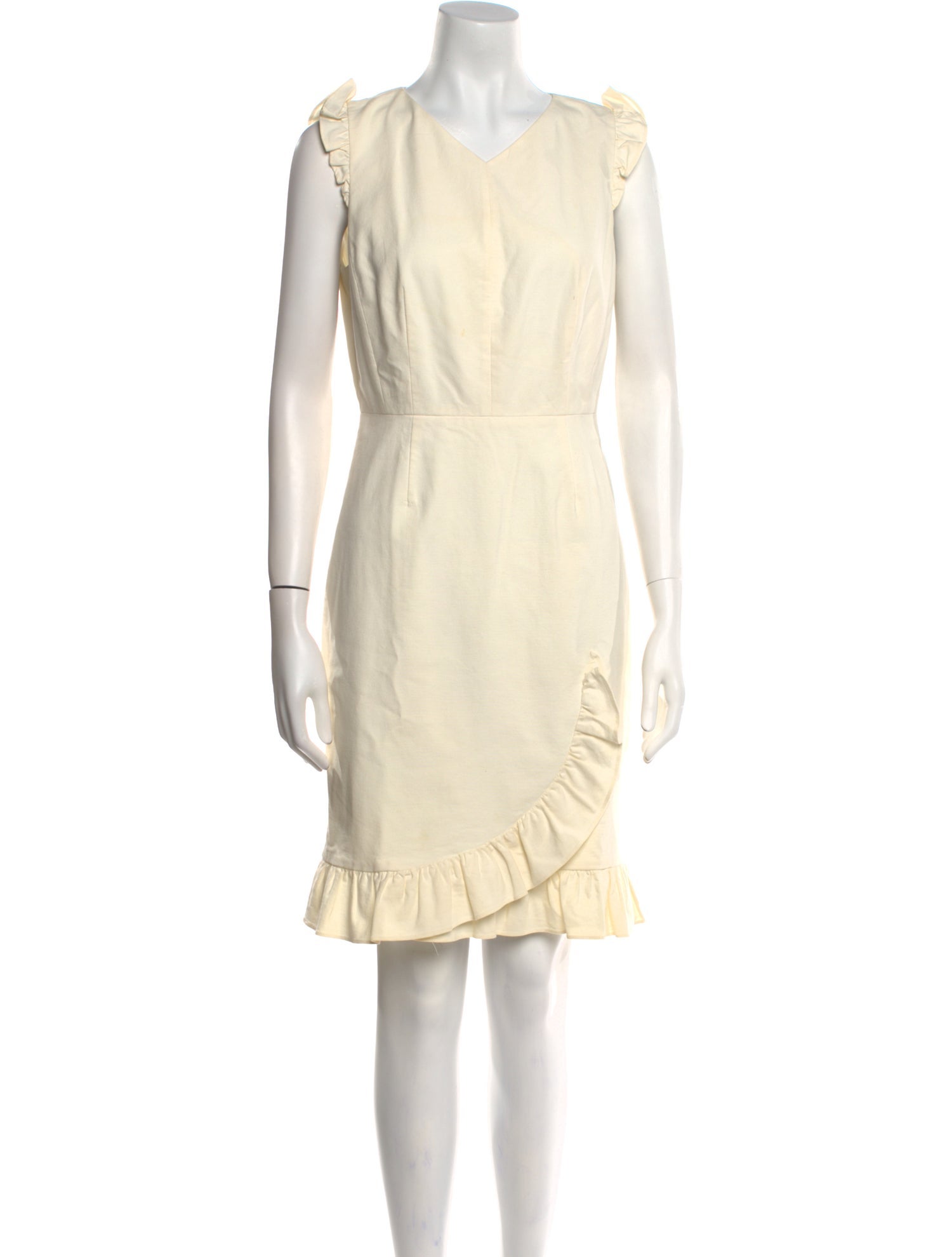 Tailored by Rebecca Taylor V-Neck Knee-Length Dress