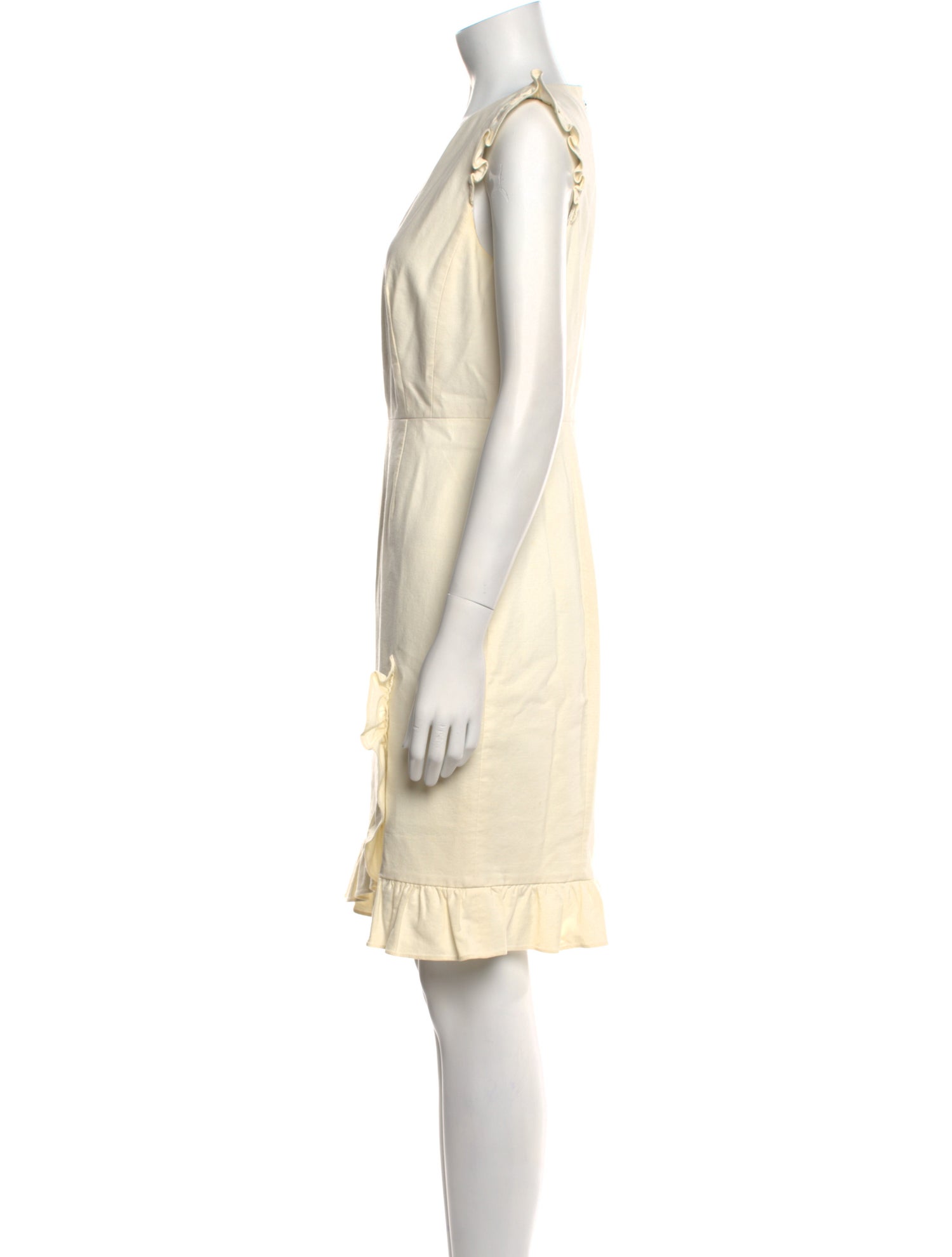 Tailored by Rebecca Taylor V-Neck Knee-Length Dress