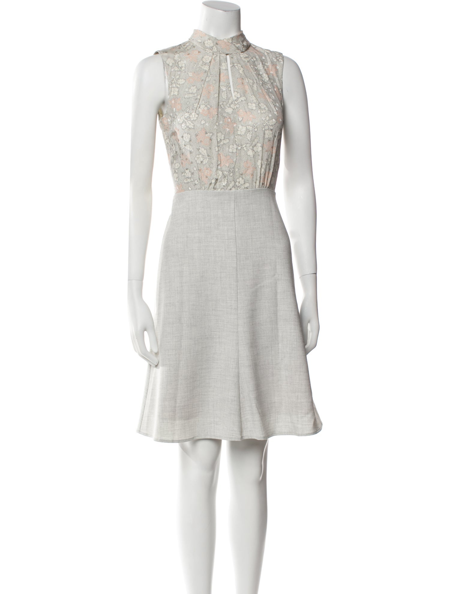 Tailored by Rebecca Taylor Silk Knee-Length Dress