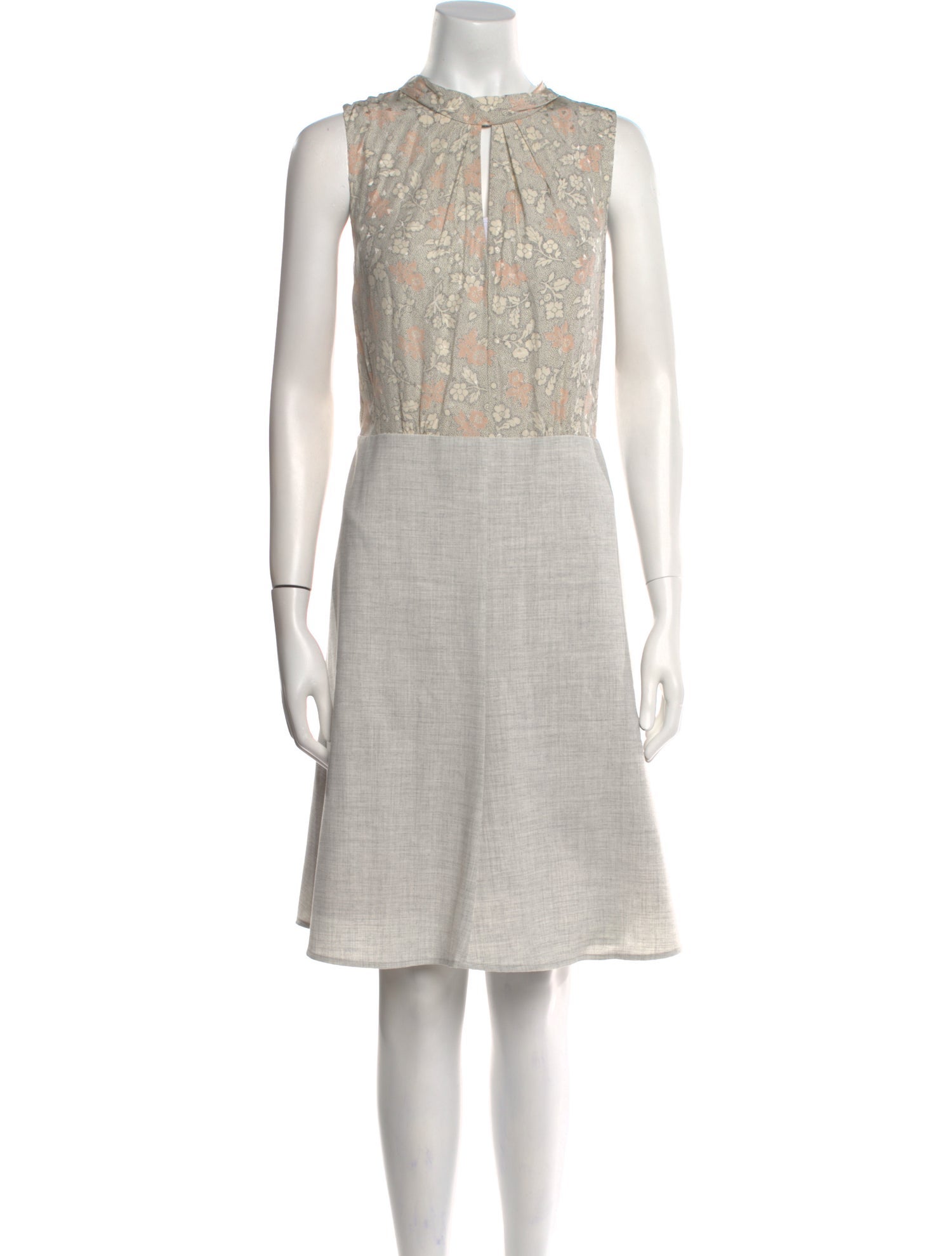 Tailored by Rebecca Taylor Silk Knee-Length Dress