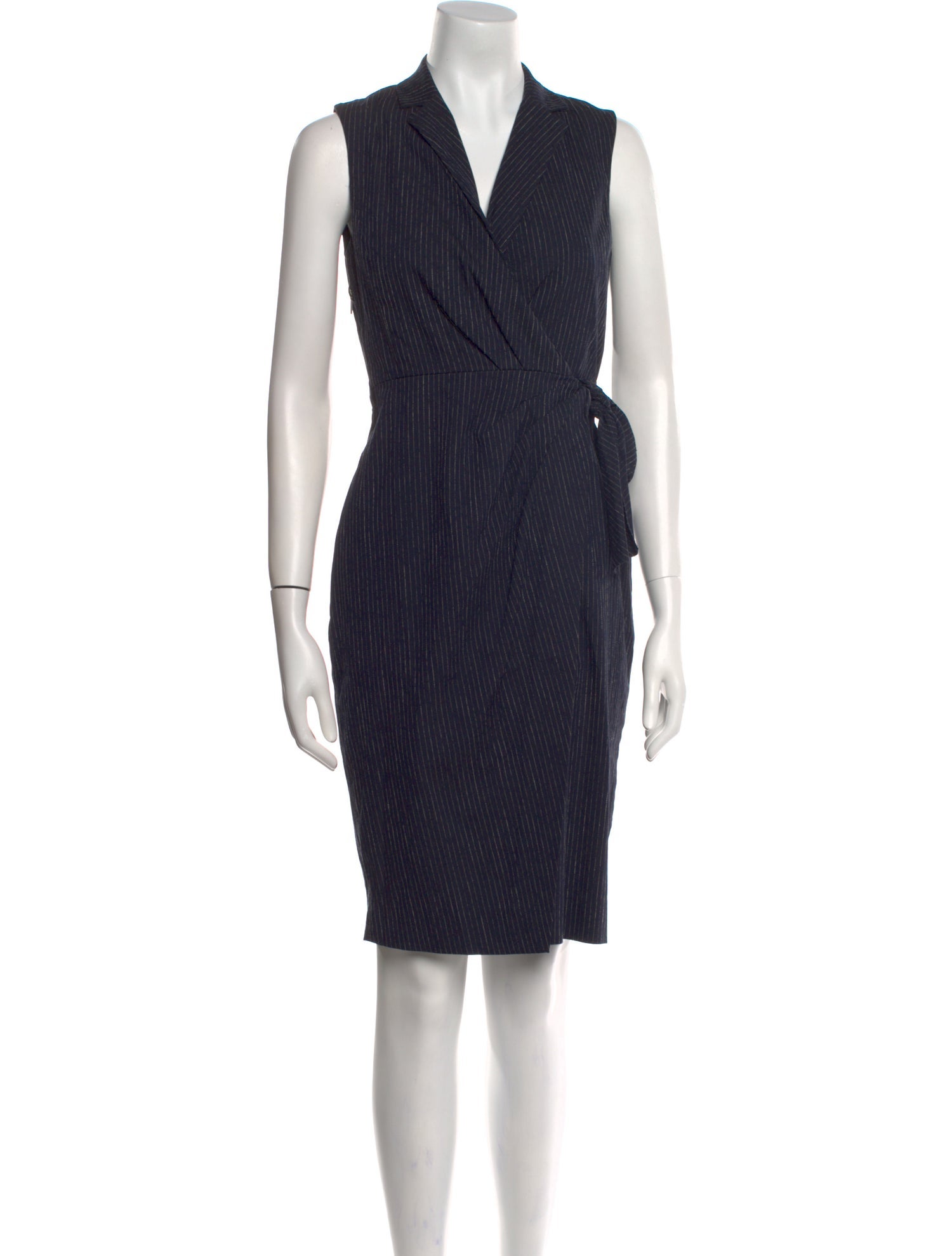 Tailored by Rebecca Taylor V-Neck Knee-Length Dress