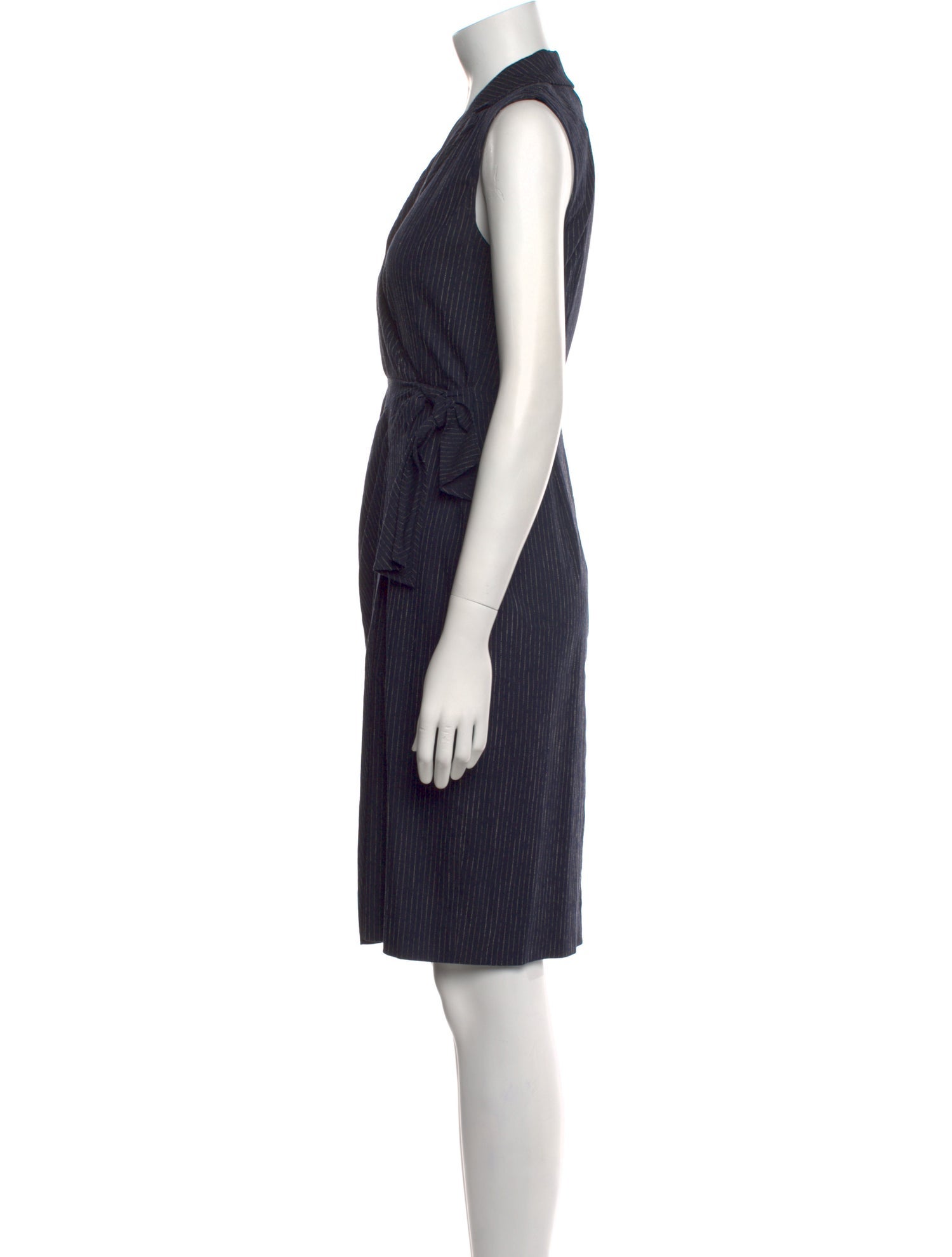 Tailored by Rebecca Taylor V-Neck Knee-Length Dress