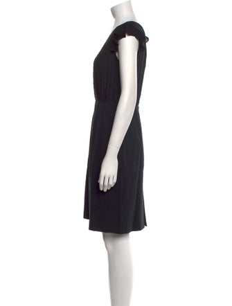 Tailored by Rebecca Taylor Scoop Neck Knee-Length Dress