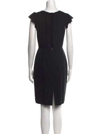 Tailored by Rebecca Taylor Scoop Neck Knee-Length Dress