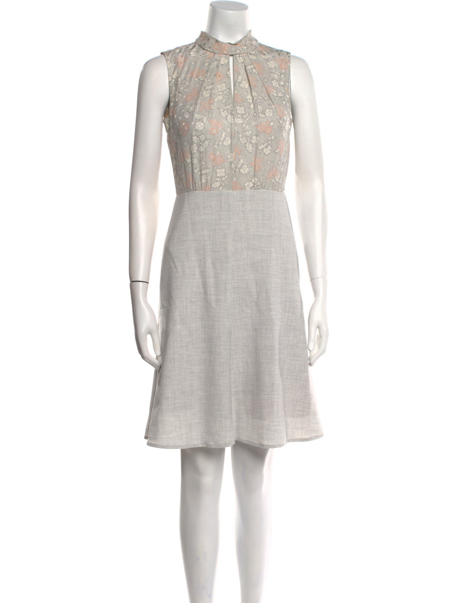 Tailored by Rebecca Taylor Silk Knee-Length Dress