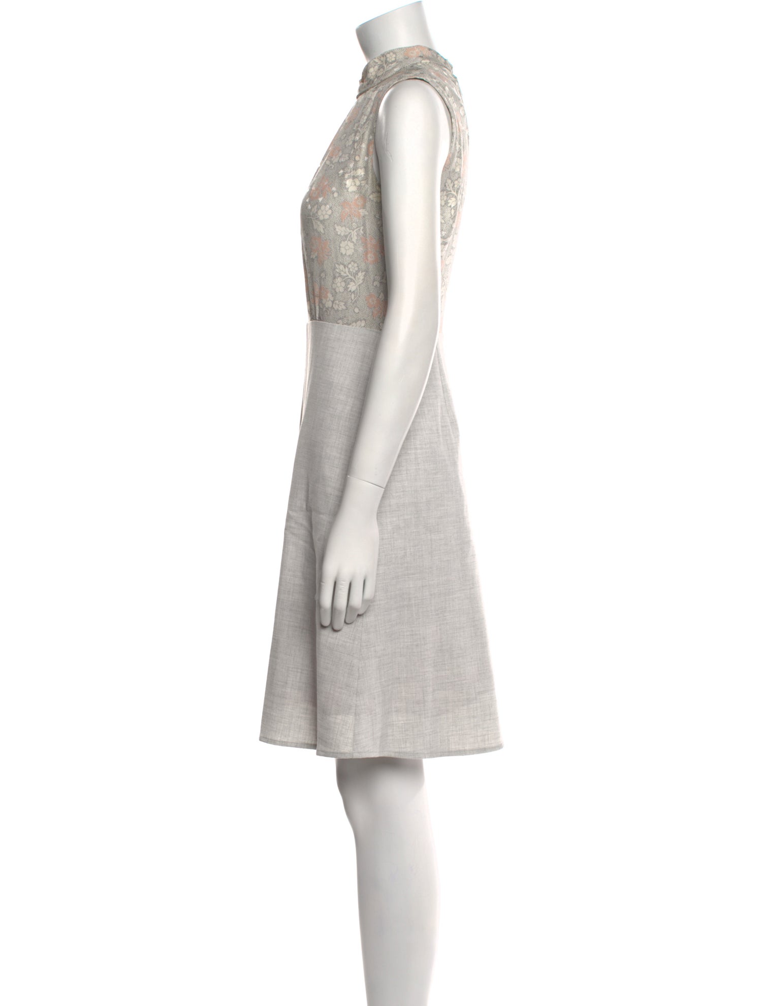 Tailored by Rebecca Taylor Silk Knee-Length Dress