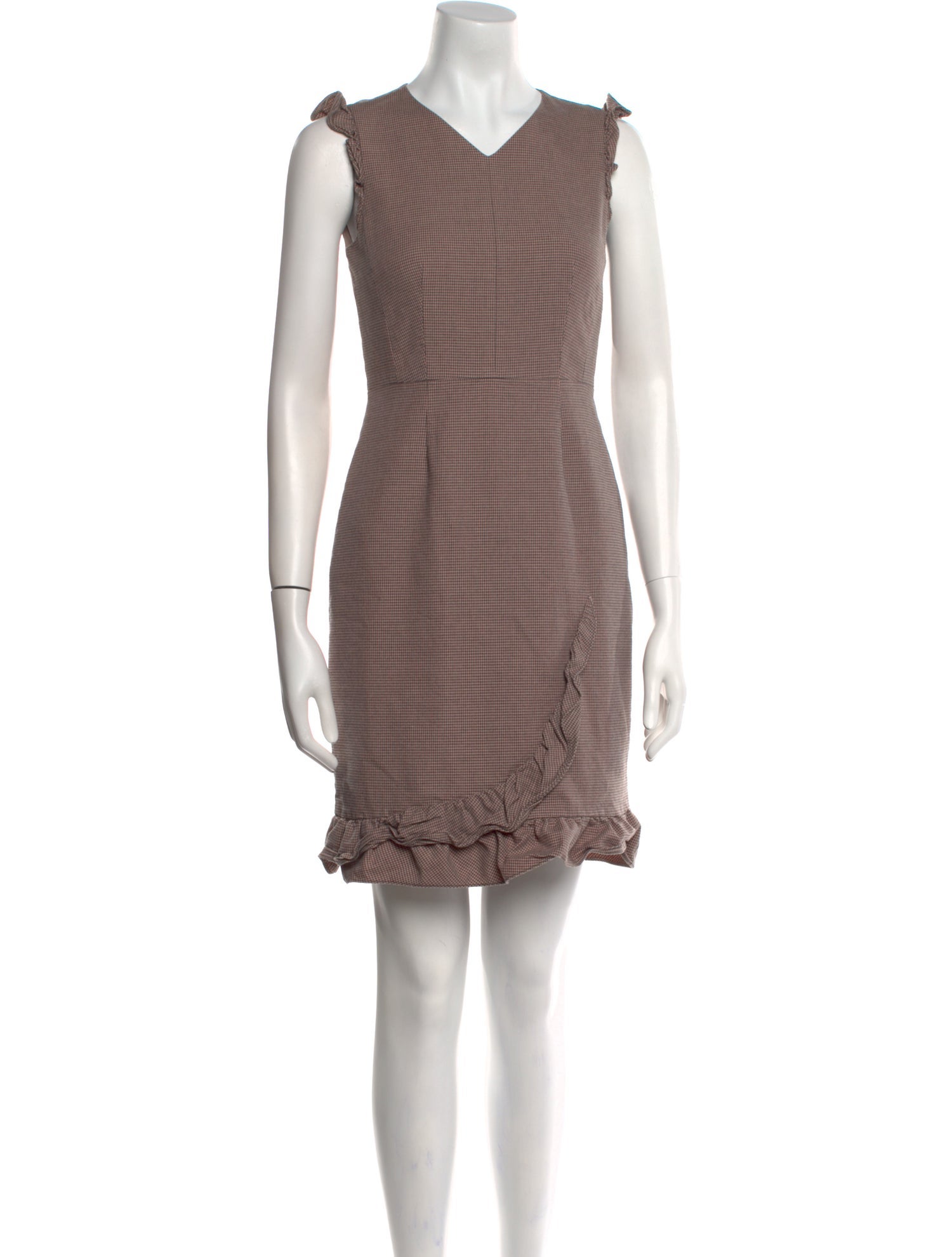 Tailored by Rebecca Taylor Plaid Print Mini Dress