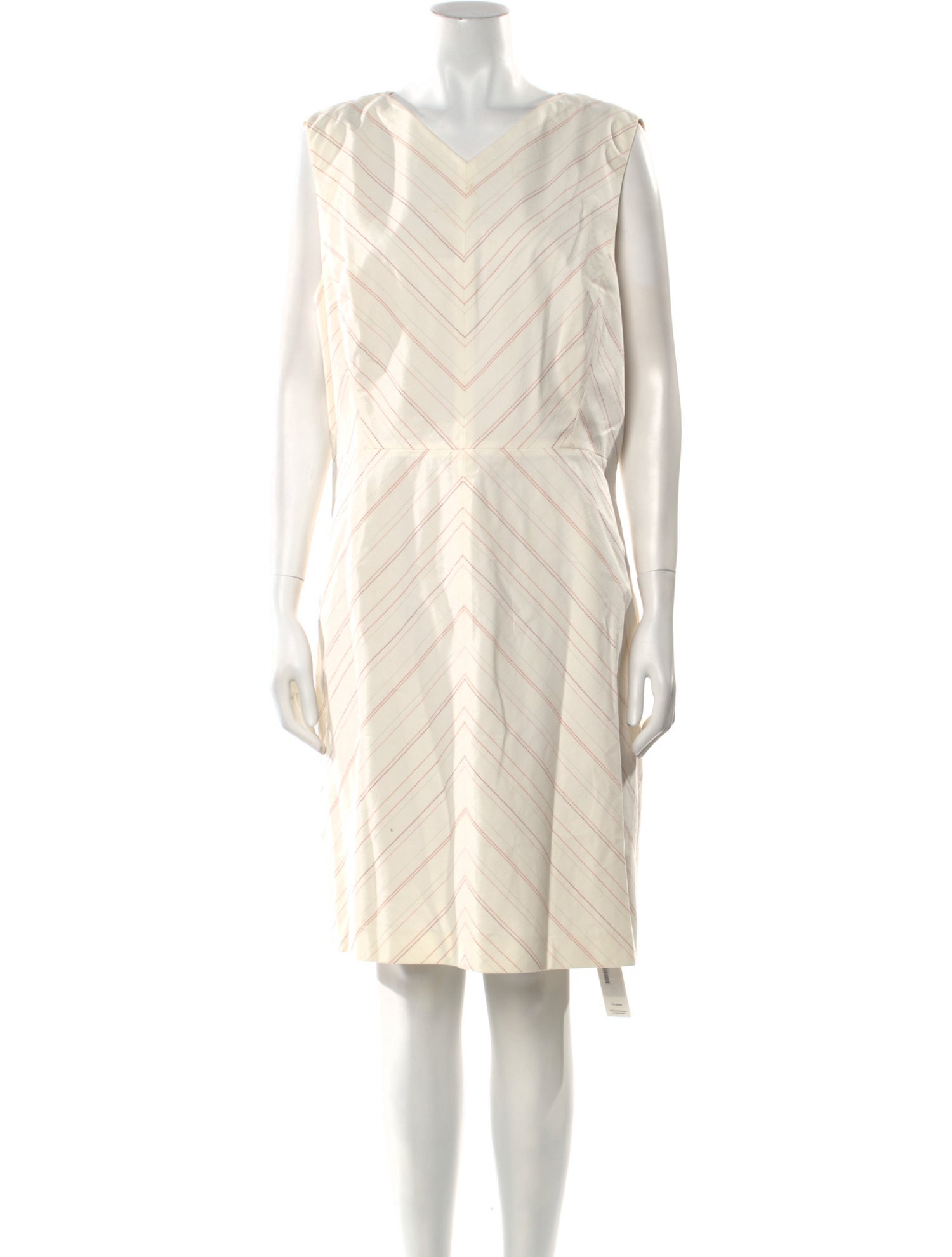 Tailored by Rebecca Taylor Striped Knee-Length Dress