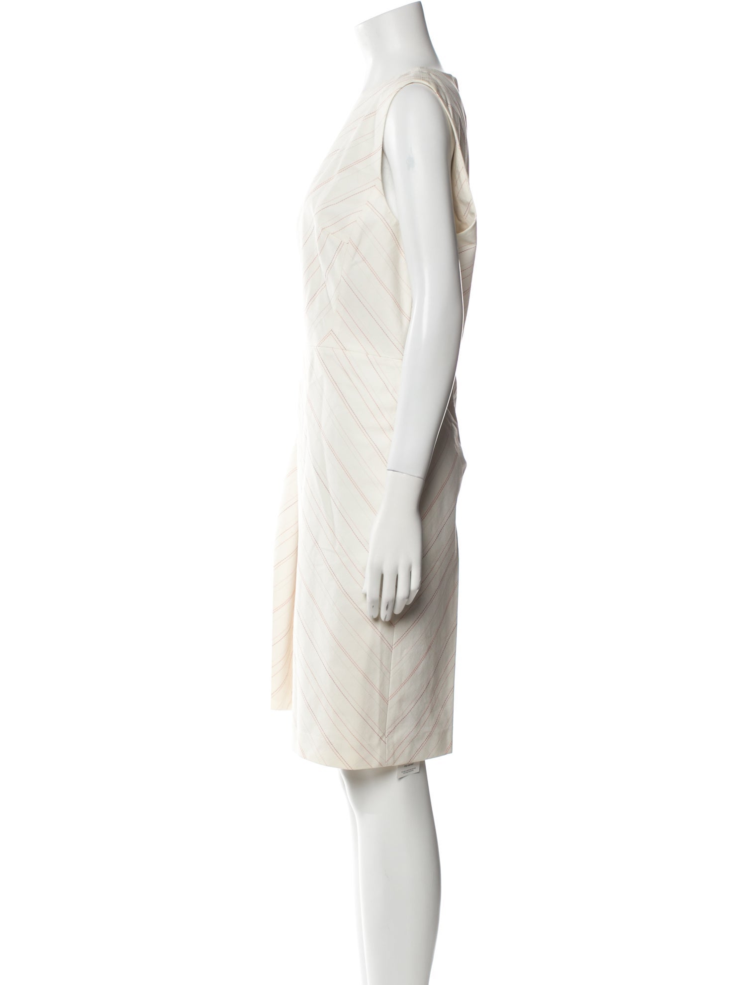 Tailored by Rebecca Taylor V-Neck Knee-Length Dress