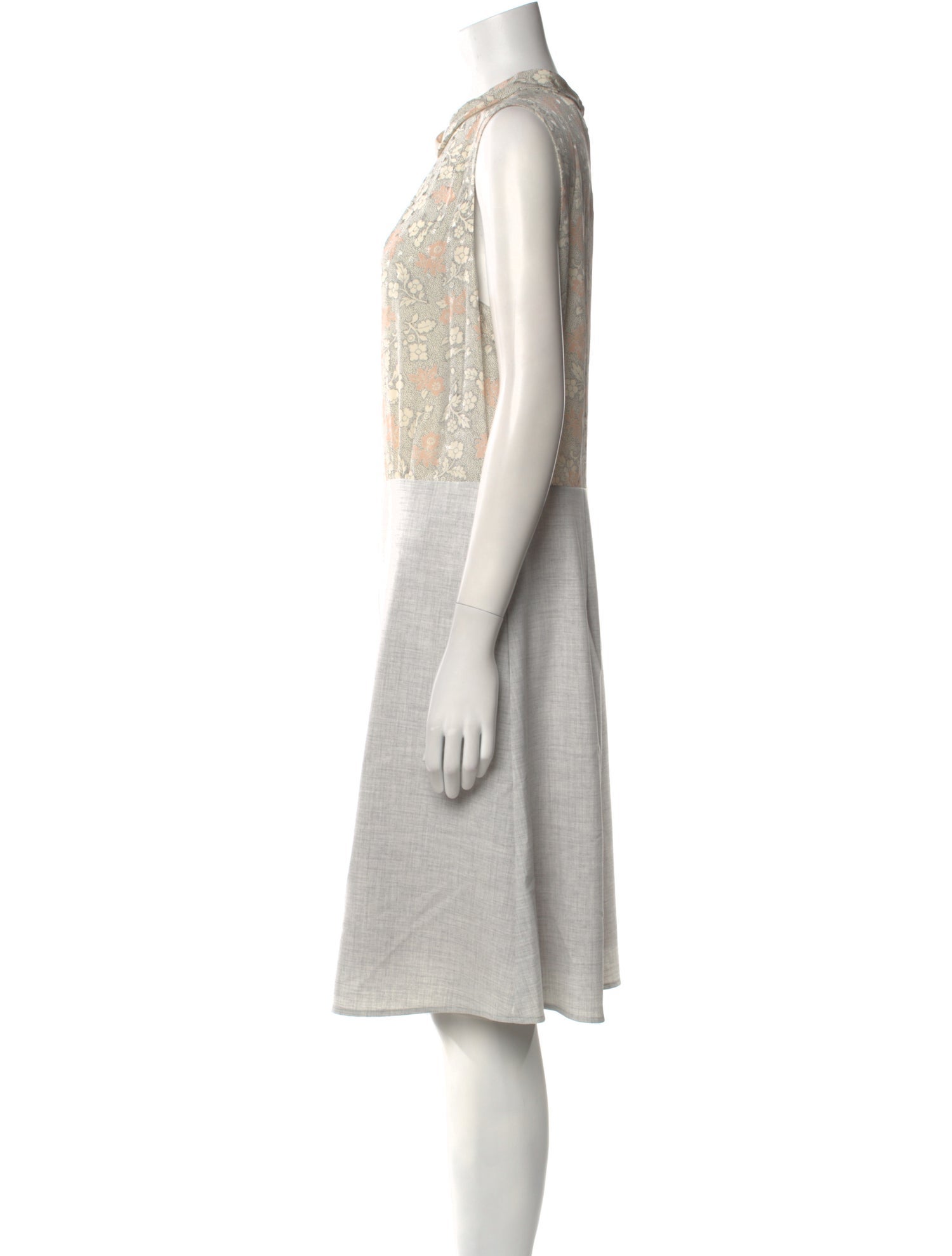 Tailored by Rebecca Taylor Silk Knee-Length Dress