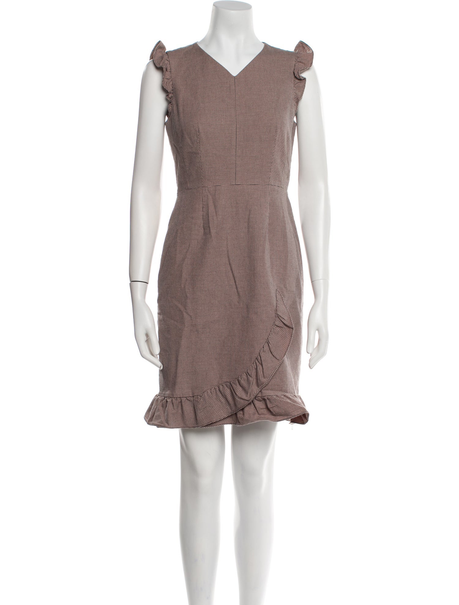 Tailored by Rebecca Taylor Plaid Print Mini Dress