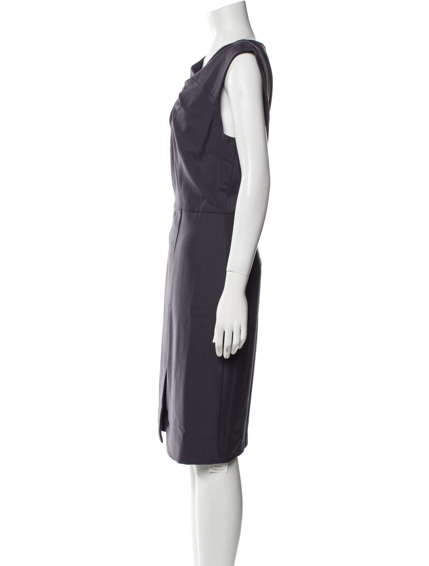 Tailored by Rebecca Taylor Cowl Neck Midi Length Dress