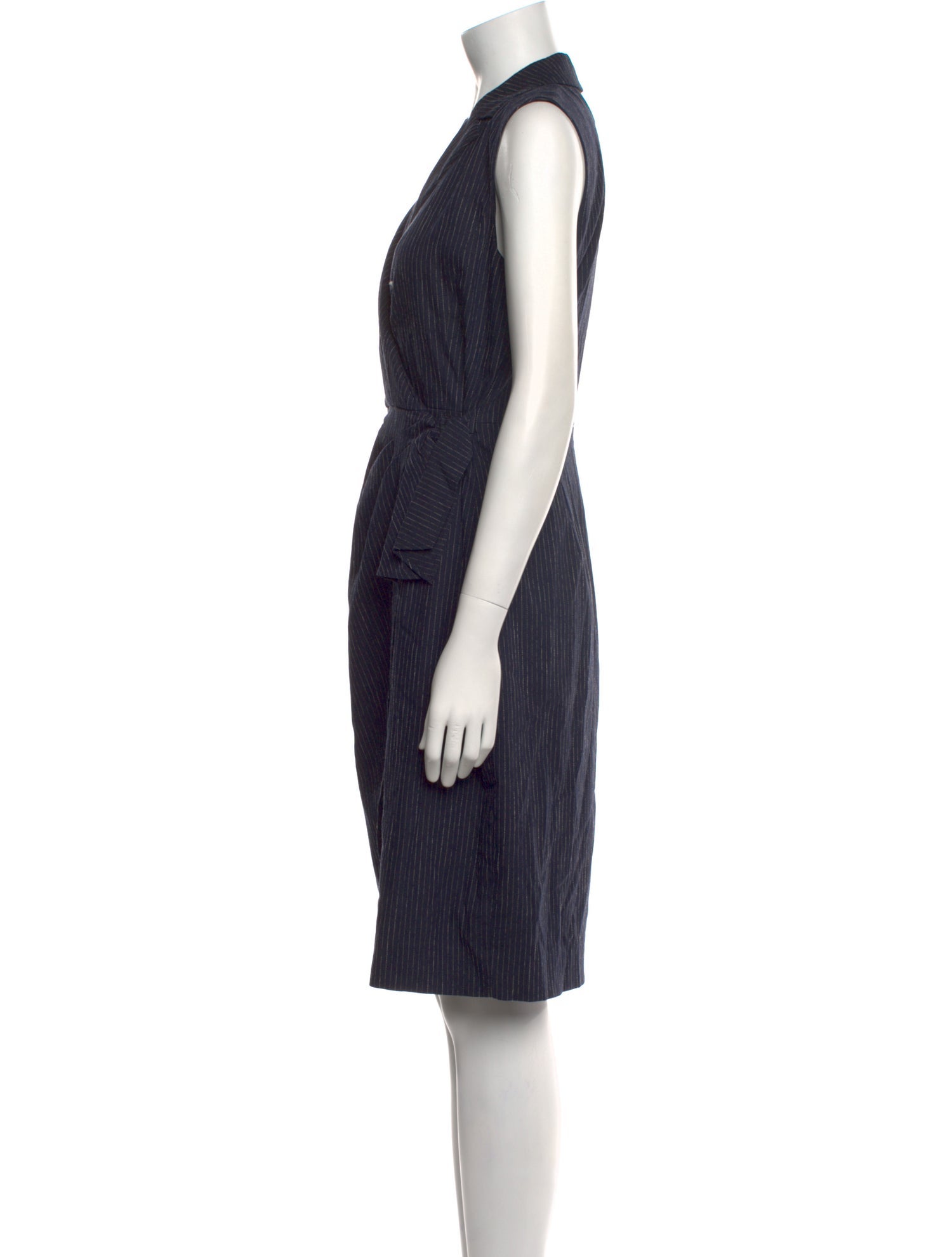 Tailored by Rebecca Taylor V-Neck Knee-Length Dress