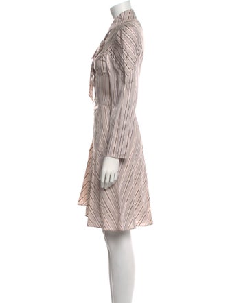 Tailored by Rebecca Taylor Striped Knee-Length Dress