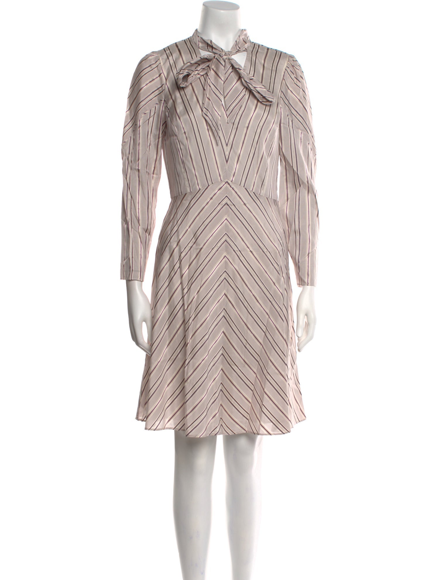 Tailored by Rebecca Taylor Striped Mini Dress
