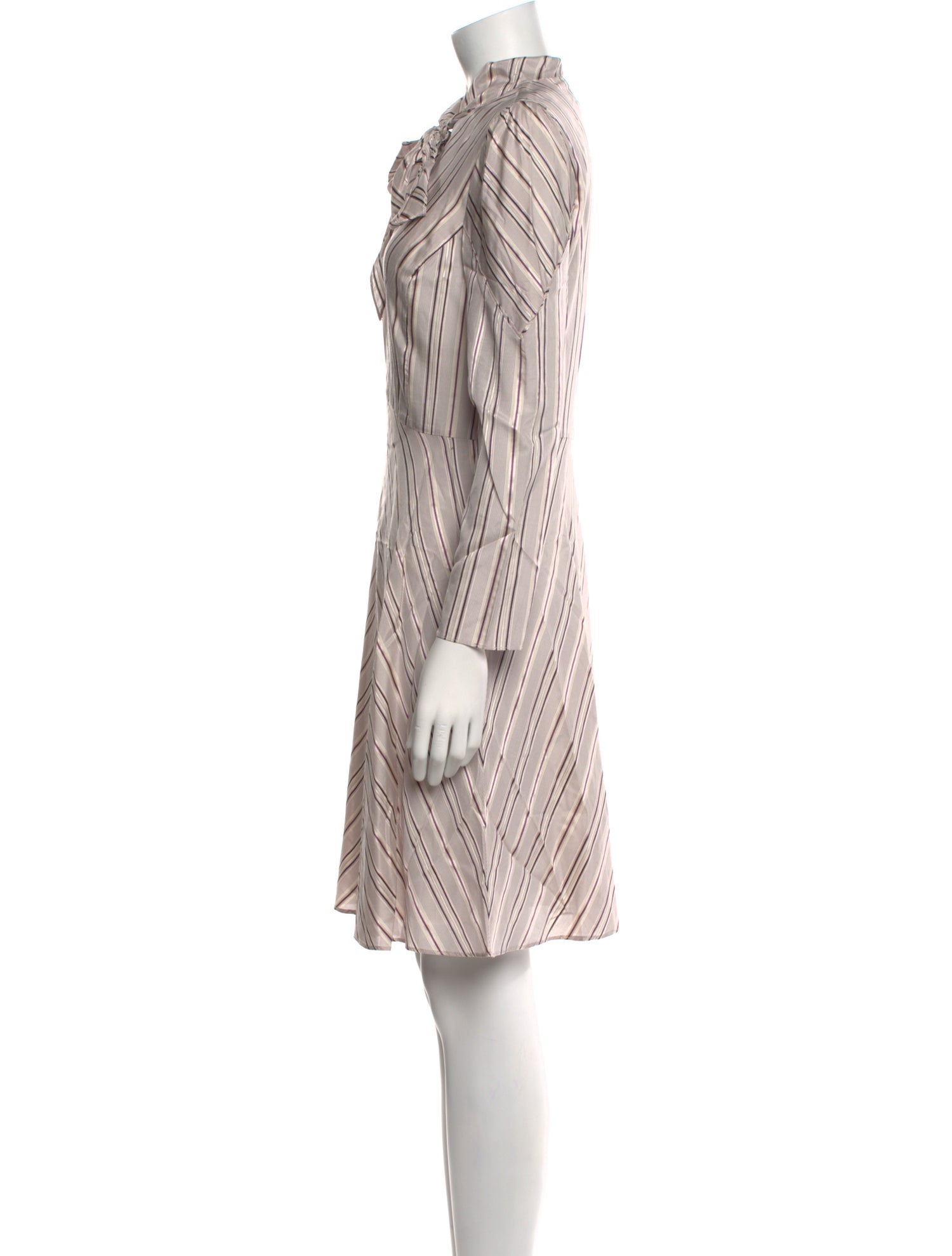 Tailored by Rebecca Taylor Striped Mini Dress