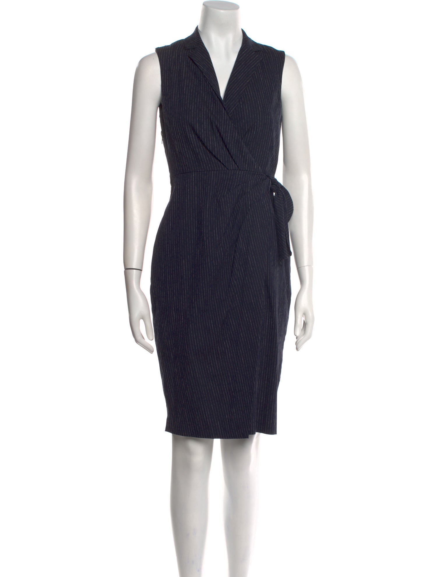 Tailored by Rebecca Taylor V-Neck Knee-Length Dress