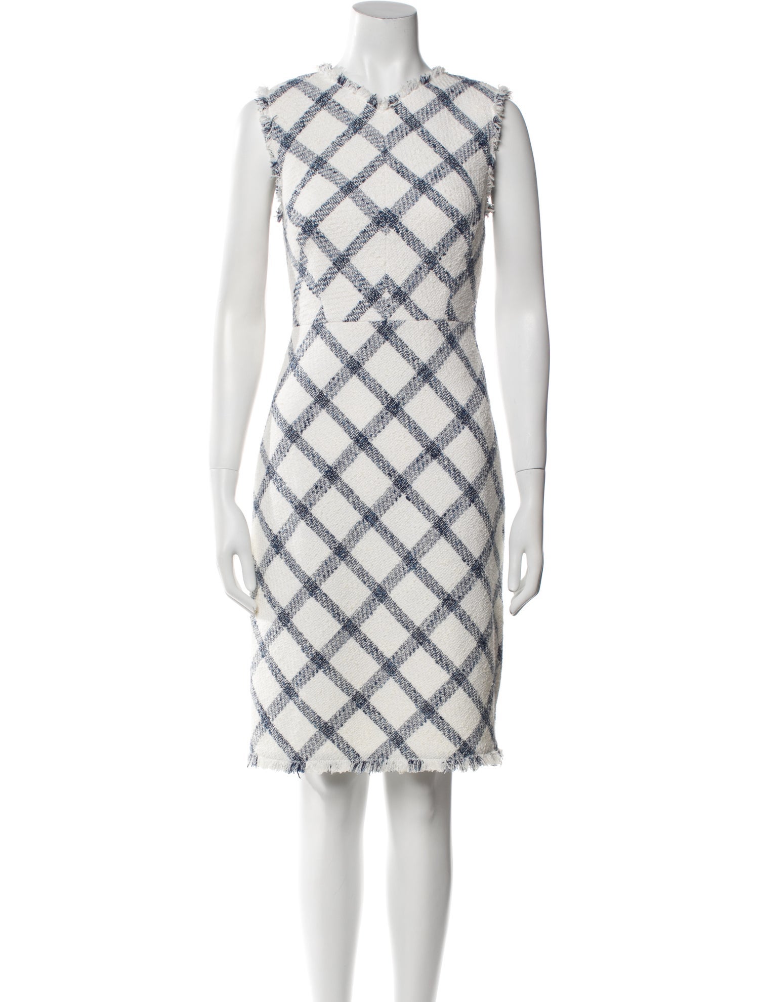 Tailored by Rebecca Taylor Plaid Print Knee-Length Dress w/ Tags