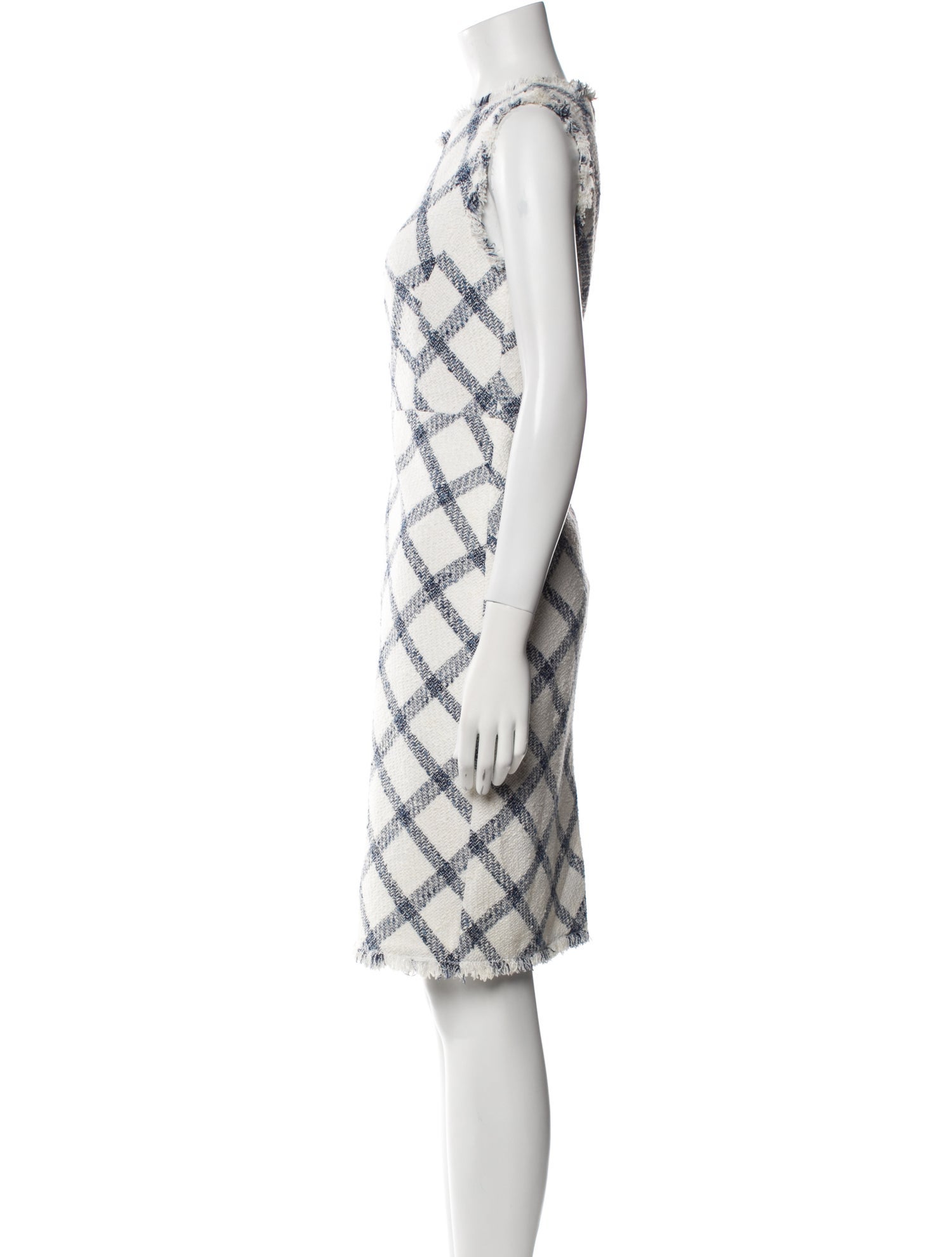 Tailored by Rebecca Taylor Plaid Print Knee-Length Dress w/ Tags