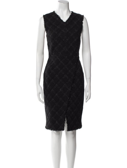 Tailored by Rebecca Taylor Plaid Print Knee-Length Dress