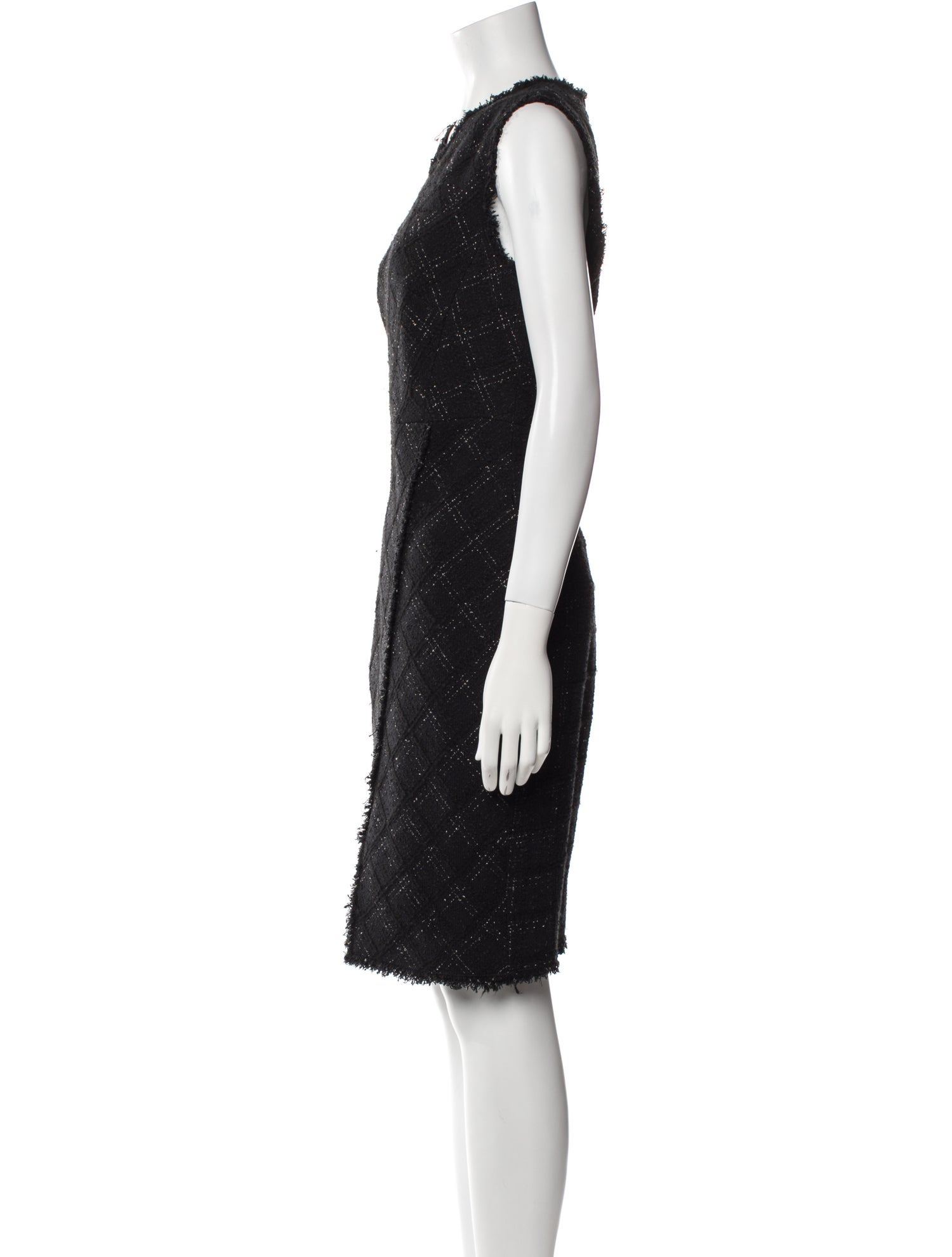 Tailored by Rebecca Taylor Plaid Print Knee-Length Dress