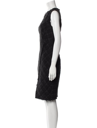 Tailored by Rebecca Taylor Plaid Print Knee-Length Dress