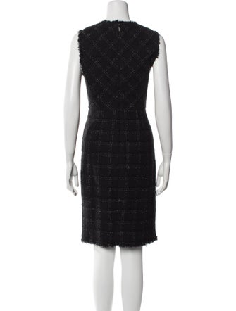 Tailored by Rebecca Taylor Plaid Print Knee-Length Dress
