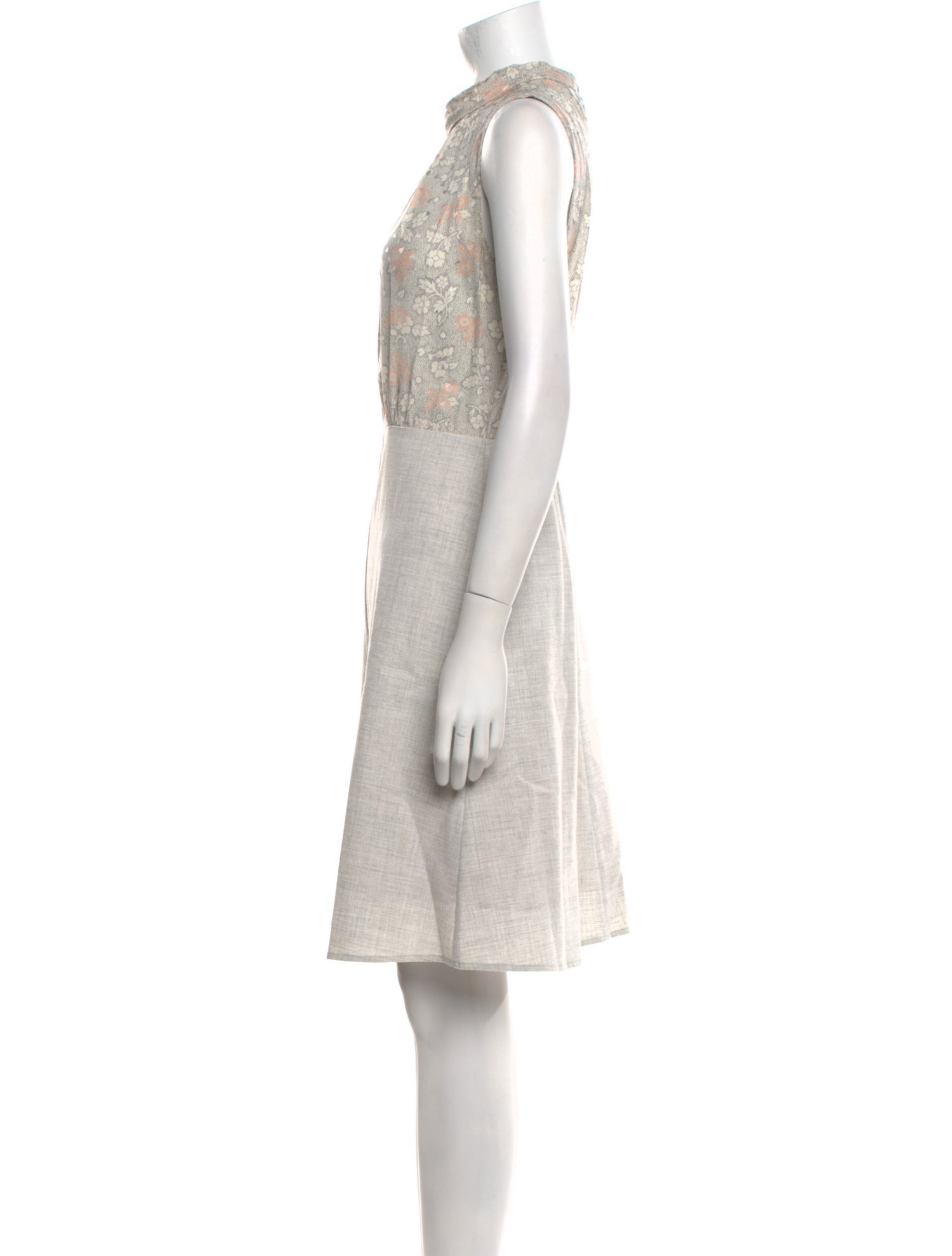 Tailored by Rebecca Taylor Silk Knee-Length Dress