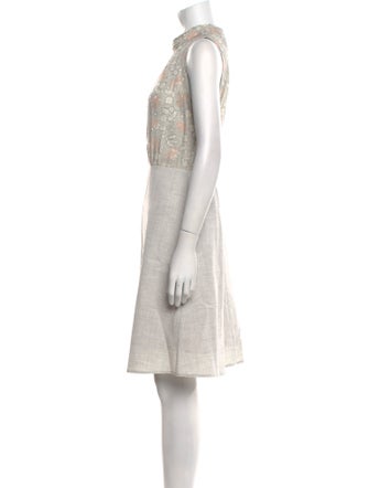 Tailored by Rebecca Taylor Silk Knee-Length Dress