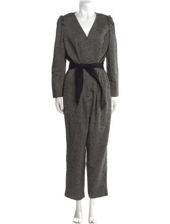 Tailored by Rebecca Taylor V-Neck Jumpsuit