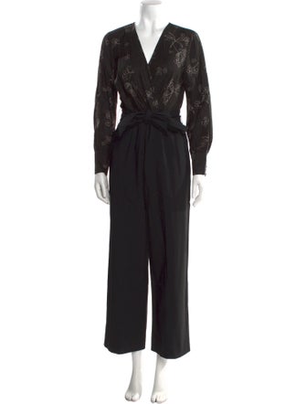 Tailored by Rebecca Taylor V-Neck Jumpsuit