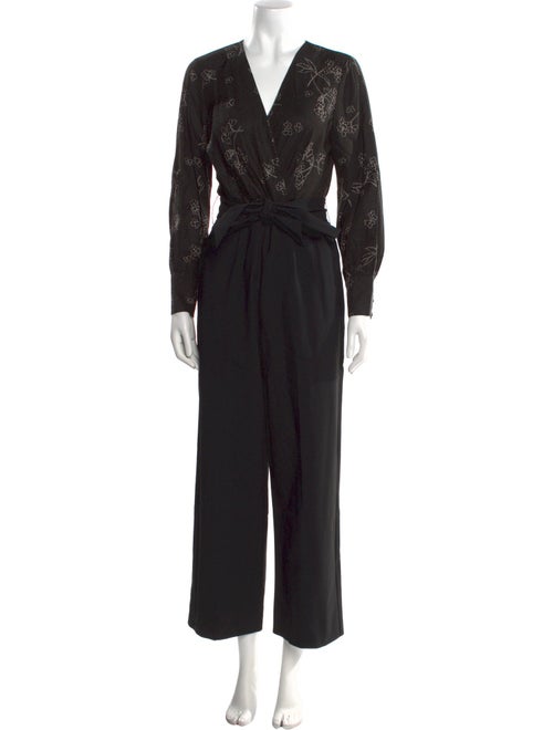 Tailored by Rebecca Taylor V-Neck Jumpsuit